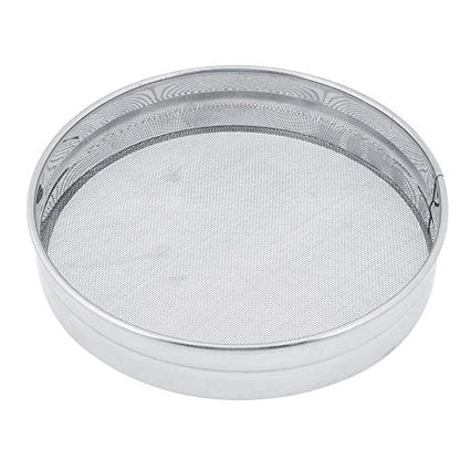 Stainless Steel Honey Strainer Double Sieve, for Honey Extracting, Bee Keeping Equipment Filter, for Most of Buckets, with Stretch Handle