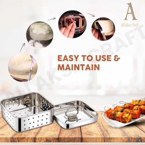 Stainless Steel Paneer Press & Cheese Maker | 450ml Homemade Paneer, Tofu & Soft Cheese Press | Rust Resistant, Dishwasher Safe | Easy Clean Kitchen Tool