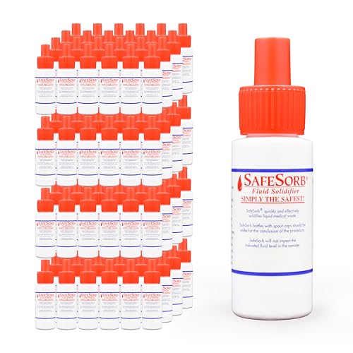 DiSorb Spill Absorbent Powder - Clean Up Bodily Fluids, Blood, Vomit, Urine, Diarrhea - Fluid Solidifier for Daycares, Buses, Schools, Hospitals, Restaurants - 1500cc - 96 Bottles Per Case - size: 1500 cc