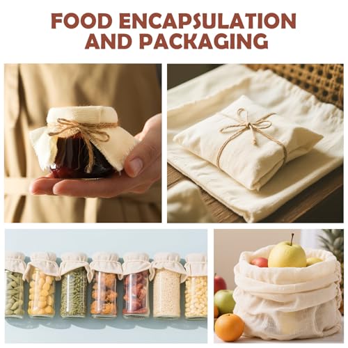 6Pcs Reusable Cheesecloth for Straining 20x20 Inch,100 Grade Cheese Cloths Hemmed 4 Edges, 100% Unbleached Cotton Cheese Cloth,Ultra-Dense Cloth Strainer for Yogurt/Nut Milk/Baking Making 56x42 Weave - size: 6 PCS - 20x20 Inch