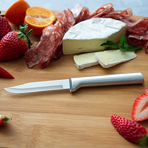 Rada Cutlery Regular Paring Knife (R101), 3.25" Stainless Steel Blade, Silver Handle - color: Silver