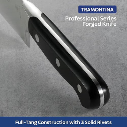 Tramontina Pro Series Forged 8-Inch Chef Knife, Stain-free High-Carbon Steel Kitchen Knives for Cooking - style: 8-Inch Cook's Knife