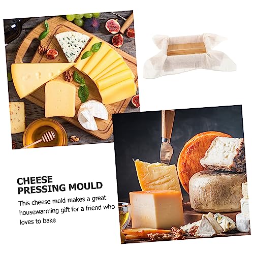 Zerodeko Wooden Tofu Press Mould for Homemade Tofu Kitchen Tool for Cheese Making Use Diy Mold with Lid for Home Cooking