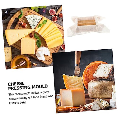 Zerodeko Wooden Tofu Press Mould for Homemade Tofu Kitchen Tool for Cheese Making Use Diy Mold with Lid for Home Cooking