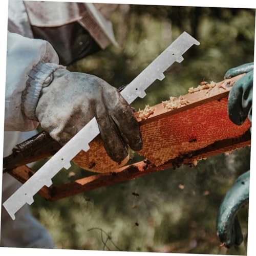 VICASKY 4pcs Beekeeping Hive Strip Beehive Frame Spacers Hive Frame Spacing Strip Hive Frame Ends Beehive Frame Tool Spacer for Beekeeping Tools