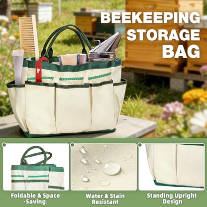 MayBee Beekeeping Supplies Bee Keeper Starting Kit 20 Pcs Beekeeping Tool Kit Bee Smoker Kit,Bee Keeping Supplies-All Starter Kit