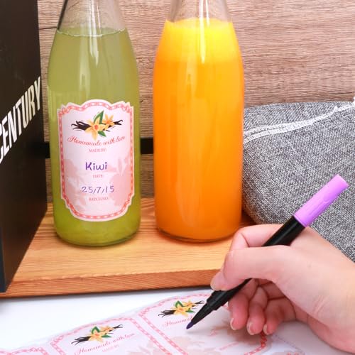 Swing Top Glass Bottles 2 Pack, 16oz/500ml Flip Top Glass Bottle,Beer Brewing Bottles with Airtight Lid for Kombucha, Mead Kefir, Vanilla Extract, Juice, Tea, Wine,DIY Containers - size: 16oz-2pcs