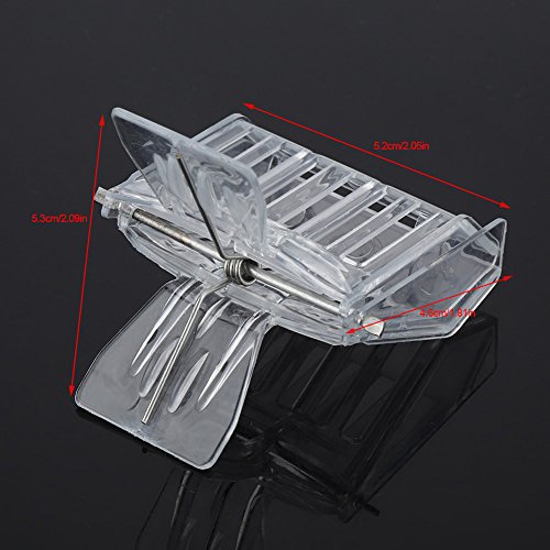 Queen Bee Catcher Clip Cage Tool, Plastic 5 Piece Set Non Smooth Edge Clip Cage, Beekeeping Equipment for Catching Queen Bee