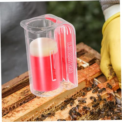 Queen Marking Bottle Reusable Plastic Beekeeping Tool for Hive Management Leak-Resistant Cap Easy Beekeepers for Queen Identification