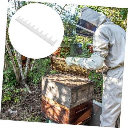 MERRYHAPY Stainless Steel Beehive Frame Spacer Tool Essential Beekeeping Equipment for Optimal Frame Spacing Smooth Hive Inspections and Convenient Tool Management