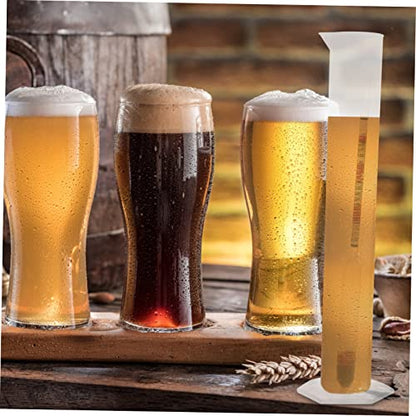 2 Sets Home Brew Hydrometer Kit Round Cylinder Triple Scale Alcohol Meter for Wine Making Beginners - color: 3