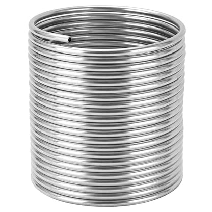BACOENG 1/2" x 50Ft 304 Wort Chiller, Stainless Steel Tubing Coil for Ice Bath Beer Brewing Tubing Coil, Water Cooler Equipment - size: 1/2" x 50Ft