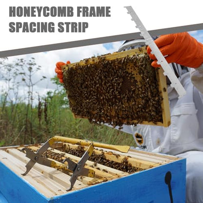ARTIBETTER 2pcs Beehive Frame Spacers Beekeeping Sliding Guards Honeycomb Divider Tool for Hive Protection and Frame Stability in Beekeeping Equipment