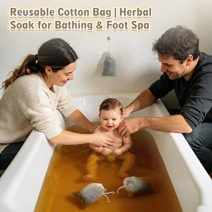 Reusable Muslin Tea Bags: 30pcs 200-mesh Cotton Sachet Bags with Drawstring Boil-Safe for Cooking Soup -3 * 4in & 4 * 6in Spice Bags for Bathing Unbleached