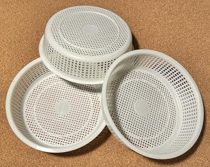 3 pcs Medium Cheese Mold for Cheese Making 1/2 qt - Soft Cheese Molds - Homemade Cheese Making Supplies - Moldes Para Queso Fresco o Panela Casero, White (Snow Mint) - color: Snow Mint