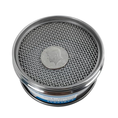 10 Mesh Lab Sieves 4" Diameter 304 Stainless Steel Wire Cloth Test Sieve for Industrial Laboratory Home - size: 10 mesh