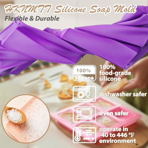 Rectangle Molds Silicone for Deep Chocolate Bar Food Grade Baking Molds for Rice Crispies Treats Cake Chocolate Bar Desserts Ice Cube Wax Melts Soap Homemade Non-stick Molds BPA free DIY Tray Molds - style: Square - 3PCS