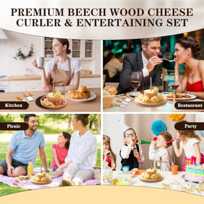 Girolle Cheese Shaver & Cheese Curler Wheel Flower Cutter | Girolle cheese shaver & cheese curler wheel kit. This cheese flower cutter creates perfect flowers from cheese wheel.