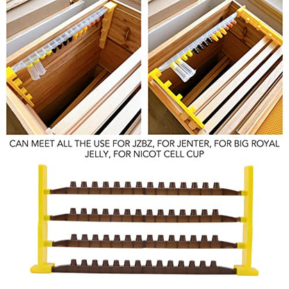 Beekeeping Queen Rearing Cell Cup Bar Kit, Essential Equipment for Professional Beekeepers