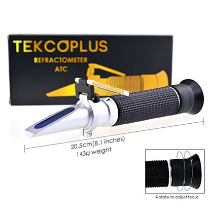 3-in-1 Animal Clinical Refractometer, Veterinary Refractometer, Scale Clinical Refractometer for Cat and Dog Urine Specific Gravity and Serum Protein Health Index with ATC - color: Urine Sg / serum protein