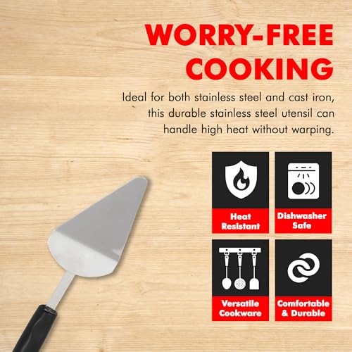 Chef Craft Select Pie/Cake Server, 11.5 inch, Stainless Steel - size: 11.5 inch, style: Pie Server