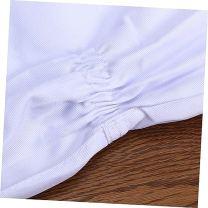 MERRYHAPY XXL Size Beekeeping Suit Full Body Anti- Suit with Veil Hood White Professional Keeper