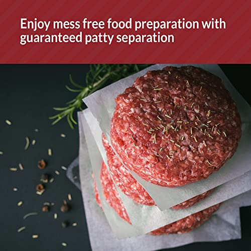 Reli. Hamburger Patty Paper (2000 Pack) (4.75" x 5", Square)| Wax Paper Squares | Food Grade Patty & Parchment Non-Stick Sheets for Burger Press, Deli/Butcher Meat, Resturant-Grade