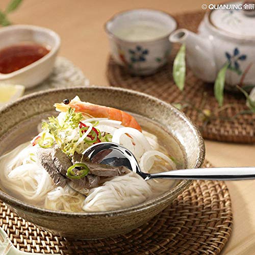 Idotry 2-Piece Stainless Steel Gravy Soup Spoon, Small Gravy Ladle Soup | polished mirror finish, ergonomic handle, easy to clean, ideal for sauces ﻿