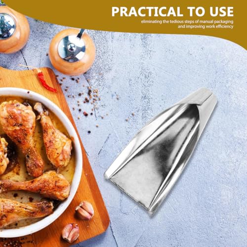 Large Mouth Funnel Food Grade Filling Funnel for Chicken Packaging Wide Mouth Tool for Accurate Bag Filling Home Kitchen Use
