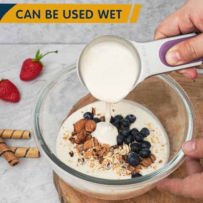 Magnetic Measuring Cups Set of 7, Stainless Steel Nesting Measuring Cups with Easy to Read Markings, Kitchen Gadgets for Cooking & Baking - style: Magnetic-7PCS