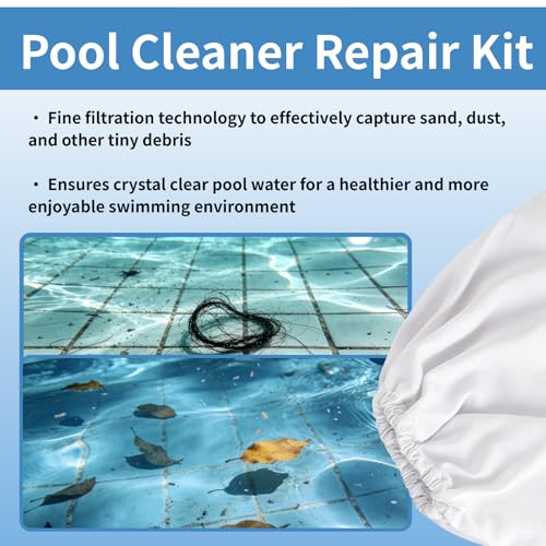 8114 Pool Cleaner Filter Bag Replacement for Aquabot Pool Cleaners Pura 4X Pura 5X S-2-40 S2-50, Fine Filter Replacement Bag