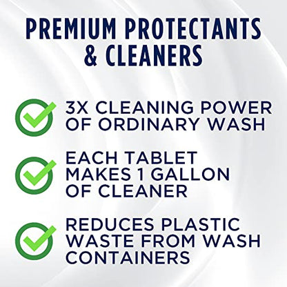 303 (230395) Products Automotive Instant Windshield Washer - 3x Cleaning Power - Super Concentrated Tablets - Just Add Water, 25 Tablet