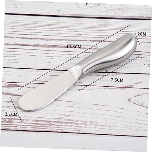 SOLUSTRE Stainless Steel Butter Spreader Knife Cream and Cheese Spatula for Cake Icing and Butter Rust-resistant Kitchen Utensil Suitable for Restaurants and Catering