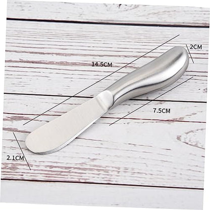 SOLUSTRE Stainless Steel Butter Spreader Knife Cream and Cheese Spatula for Cake Icing and Butter Rust-resistant Kitchen Utensil Suitable for Restaurants and Catering