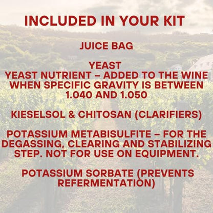 Master Vintner - Beginner Weekday Wine Making Kit - Merlot - color: Merlot