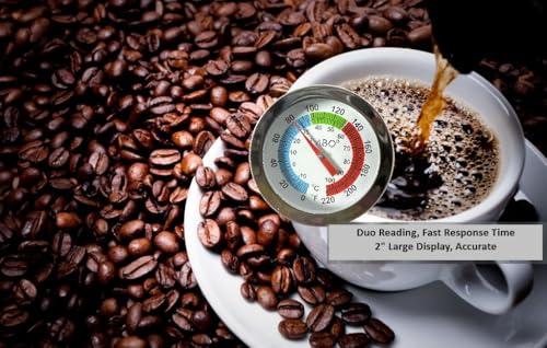 LABO Instant Read 2-Inch Dial Thermometer,Best for The Coffee Drinks,Chocolate Milk Foam - size: single item
