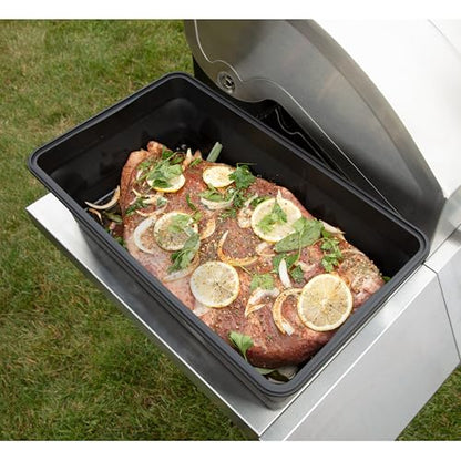 Cuisinart XL Collapsible Marinating Container, Large Capacity Grill Accessories Perfect for BBQs and Tailgates, Marinade and Brining Prep, Collapsible Silicone for Easy Storage - size: (Pack of 1)