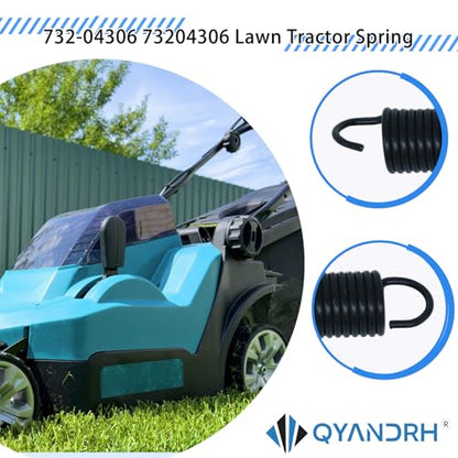 732-04306 73204306 Lawn Tractor Spring Replacement Compatible with M-TD//Tr-oy Bilt//Cu-b Cadet Lawn Mower (4pcs)