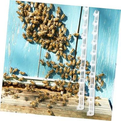 10pcs Beehive Spacing Strip Lightweight Abs Honeycomb Frame Divider Essential Beekeeping Tool for Easy Installation and Space Saving Durable Bee Nurturing Spacer