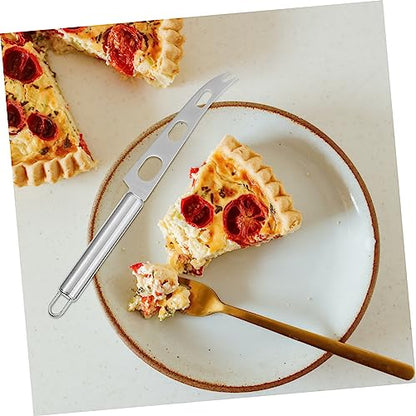 POPETPOP 2pcs Stainless Steel Cheese Spatula Ergonomic Butter Spreader Knife for Baking Serving and Entertaining Lightweight and Kitchen Tool