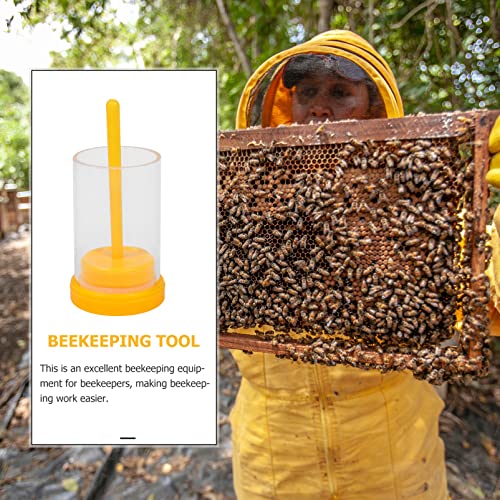 Totority 4sets Professional Bee Marking Bottles of Beekeeping Tools for Easy Queen Identification and Hive Inspection and Marker Bottles