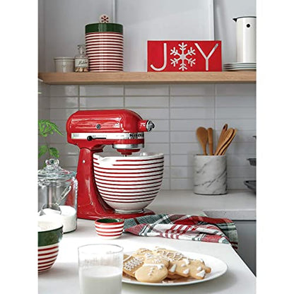 Le'raze Glass Canister Set for Kitchen Counter + Labels & Marker - Set of 2 - Glass Cookie Jars with Airtight Lids - Food Storage Containers with Lids Airtight for Pantry - Flour, Sugar, Coffee, etc.