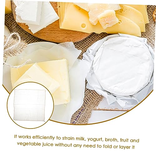 SHOWERORO Tofu Making Supplies 6 Pcs of Reusable Cheesecloth Bags Straining Fabric for Cheese Yogurt Milk Unbleached Cotton Easy to Clean
