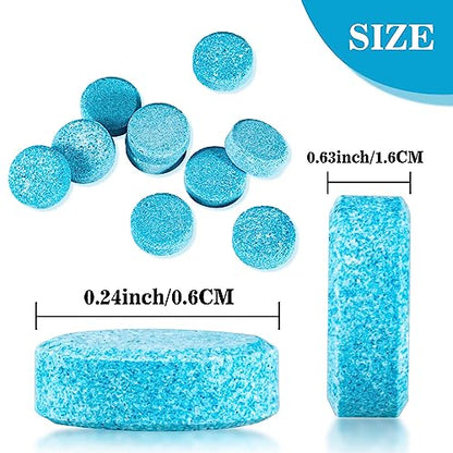 Sukh Car Windshield Washer Tablets - Washer Fluid Tablets Glass Cleaner Concentrate Car Windshield Wiper Fluid Car Windshield Cleaner Automotive Glass Cleaner