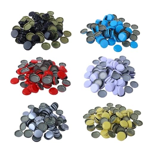 100Pcs/Set Beer Cap Beer Bottle Caps Oxygen Absorbing Seal Caps for DIY Home Brewing Beer Tool Bar Accessories(Blue) - color: Blue