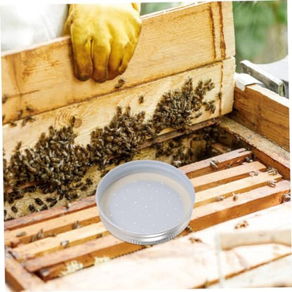 VICASKY 6Pcs Beekeeping Water Feeder Durable Bee Drinking Device for Beehive Entrance Easy to Install Feeder for Bees Farms and Apiaries Watering Station for Beekeeping