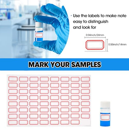 10ml Clear Glass Vials with Screw Caps and Plastic Stoppers, Small Liquid Sample Vial, Leak-Proof Vial, 25PCS(White Cap) - color: CLEAR, size: 10ml