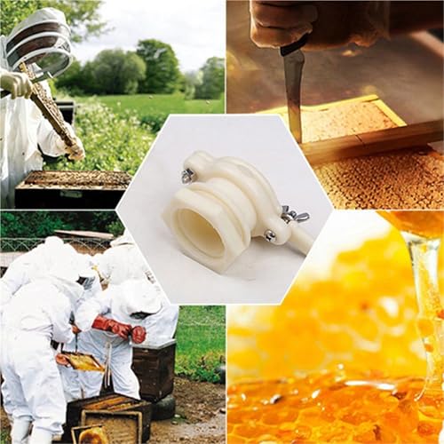 Beekeeping Tools, 4-Piece Beekeeping Honey Tap, Filling Gate Valve, Bucket, Outlet Accessories, Tools(White) - color: White