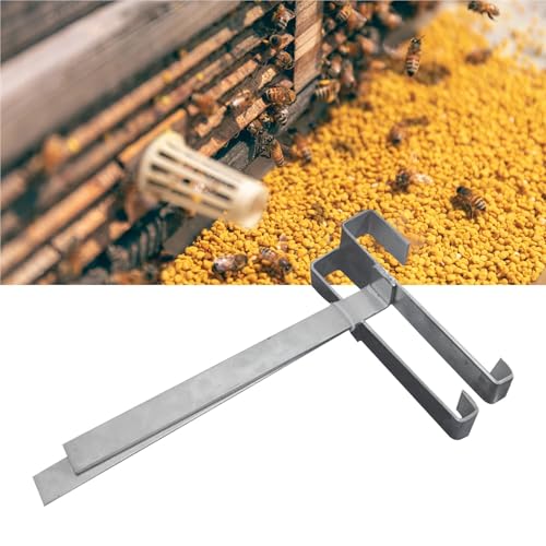 2Pcs Beehive Frame Holder Silver Beekeeping Supplies Tool for Beekeeper Home Perch Stand Support Tools for Bee Box(Bee Hive Frames) - color: Bee Hive Frames