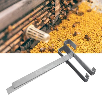 2Pcs Beehive Frame Holder Silver Beekeeping Supplies Tool for Beekeeper Home Perch Stand Support Tools for Bee Box(Bee Hive Frames) - color: Bee Hive Frames